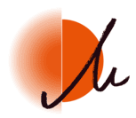 rundes orangenes Logo für 1:1 Begleitung mit Marie Daut
